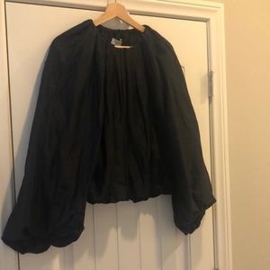 NWT COS voluminous long sleeve blouse